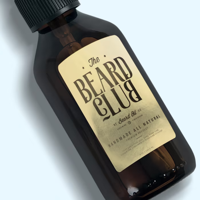Beard Oil Labels
